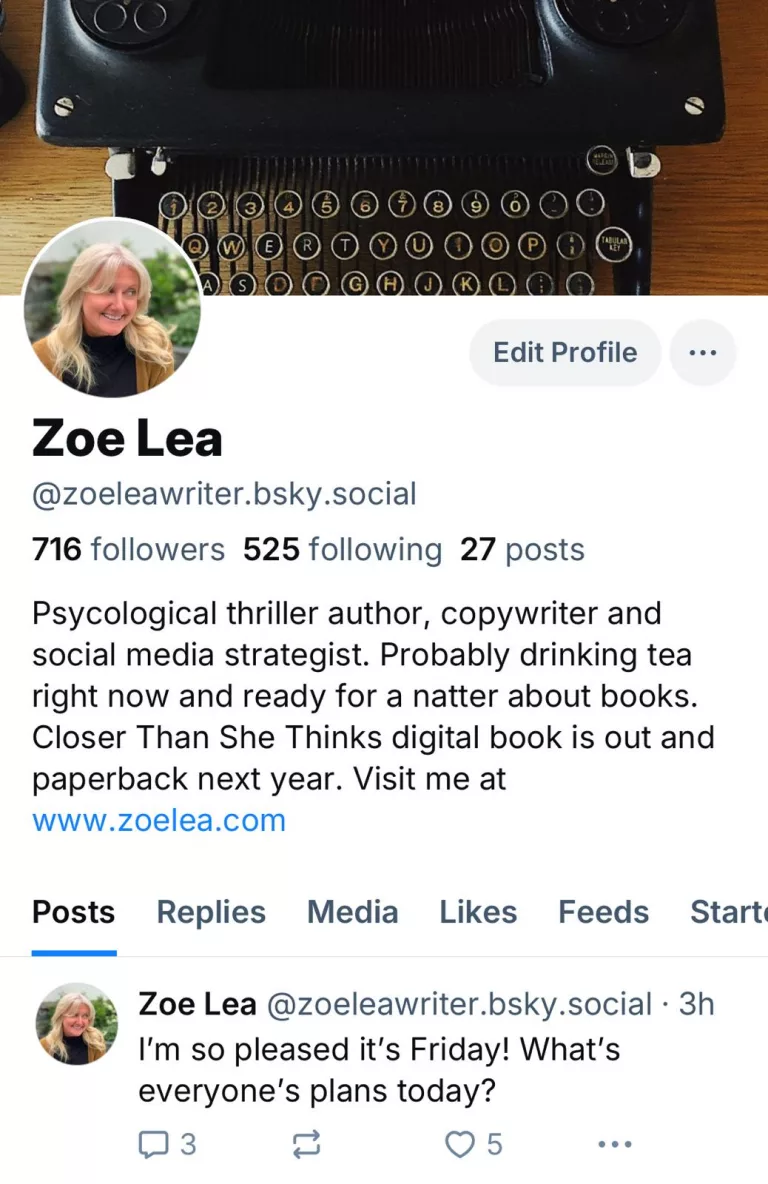 bluesky for authors