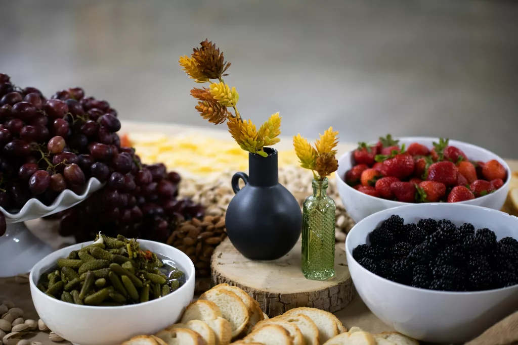 a table of food for party ideas