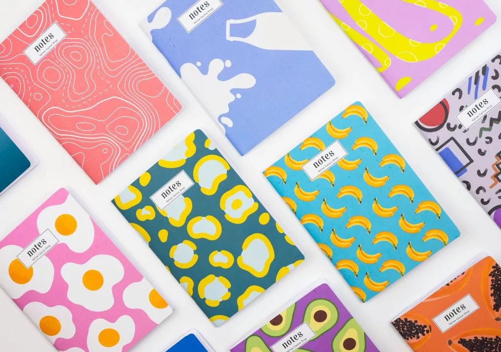 selection of notebooks